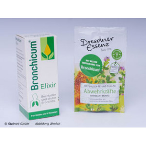 Produktbild von BRONCHICUM Elixir + Dresdner Essenz Bad