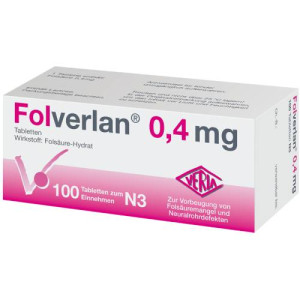 Produktbild von FOLVERLAN 0,4 mg Tabletten