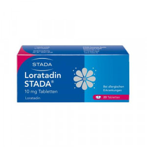 Produktbild von LORATADIN STADA 10 mg Tabletten