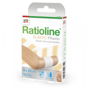 Produktbild von RATIOLINE elastic Wundschnellverband 4 cmx1 m