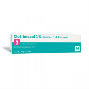 Produktbild von CLOTRIMAZOL 1% Creme-1A Pharma