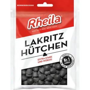 Produktbild von RHEILA Lakritz H&uuml;tchen Gummidrops mit Zucker