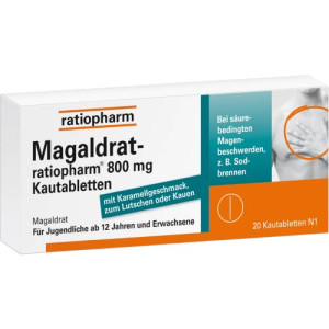 Produktbild von MAGALDRAT-ratiopharm 800 mg Tabletten