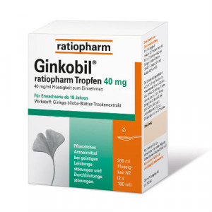 Produktbild von GINKOBIL-ratiopharm Tropfen 40 mg