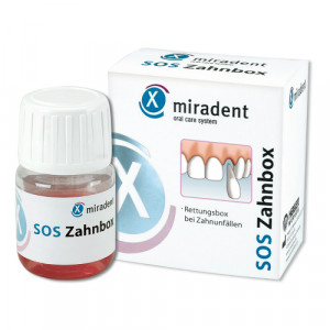 Produktbild von MIRADENT Zahnrettungsbox SOS Zahnbox