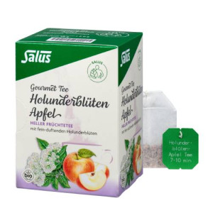 Produktbild von HOLUNDERBL&Uuml;TEN Apfel Tee Salus Filterbeutel