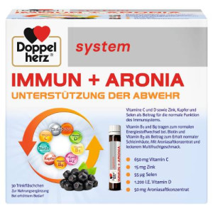 Produktbild von DOPPELHERZ Immun+Aronia system Ampullen