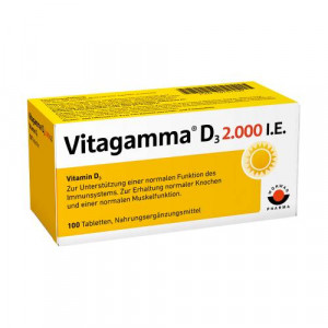 Produktbild von VITAGAMMA D3 2.000 I.E. Vitamin D3 NEM Tabletten
