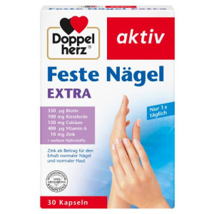 Produktbild von DOPPELHERZ Feste N&auml;gel Extra Kapseln