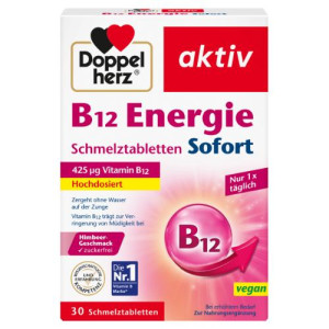 Produktbild von DOPPELHERZ B12 Energie Sofort Schmelztabletten