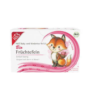 Produktbild von H&S Bio Baby- u.Kindertee Fr&uuml;chtefein Filterbeutel