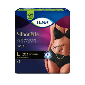 Produktbild von TENA SILHOUETTE Normal L noir Inkontinenz Pants