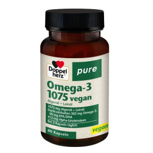 Produktbild von DOPPELHERZ Omega-3 1075 vegan pure Kapseln