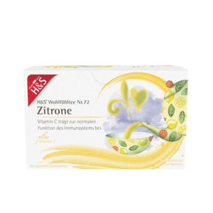 Produktbild von H&S Zitrone mit Vitamin C Filterbeutel