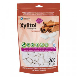 Produktbild von MIRADENT Xylitol Chewing Gum Zimt Refill