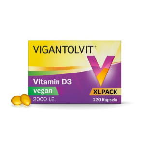 Produktbild von VIGANTOLVIT 2000 I.E. Vitamin D3 vegan Weichkaps.