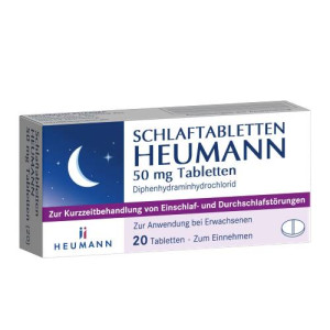 Produktbild von SCHLAFTABLETTEN HEUMANN 50 mg Tabletten
