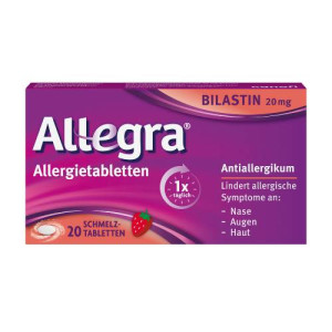 Produktbild von ALLEGRA Allergietabletten 20 mg Schmelztabletten