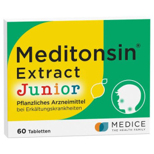 Produktbild von MEDITONSIN Extract Junior pflanzl.Erk&auml;ltungstabl.