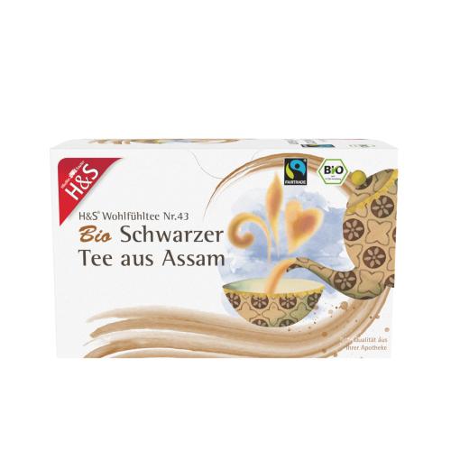 H&S Bio Schwarzer Tee aus Assam Filterbeutel